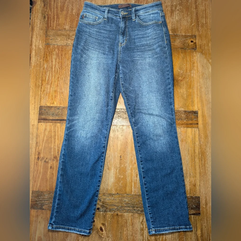 Judy Blue Los Angeles Straight Fit High Rise Jeans Size 9/29 - Picture 1 of 8